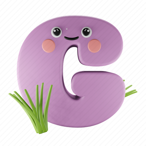 G, alphabet 3D illustration - Download on Iconfinder