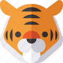 tiger, zoo, asian, animal, wild, animals, cute