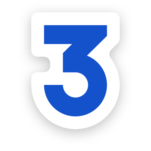 Number, three, number 3, math icon - Free download