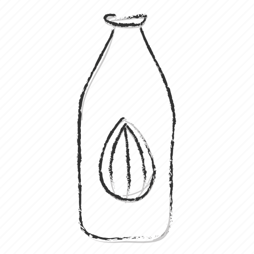 Almond milk, dairy free, milk, vegan milk icon - Download on Iconfinder
