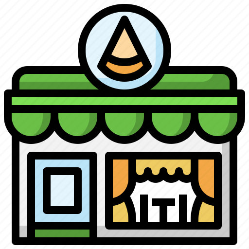 Pizza, shop, restaurant, italian, food, buildings icon - Download on Iconfinder