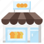 bakery, shop, buildings, food 