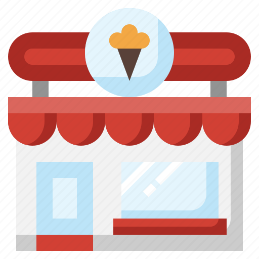 Ice, cream, shop, dessert, food, store icon - Download on Iconfinder