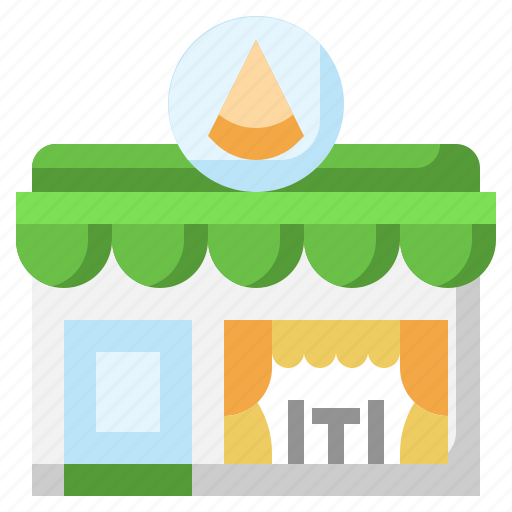 Pizza, shop, restaurant, italian, food, buildings icon - Download on Iconfinder