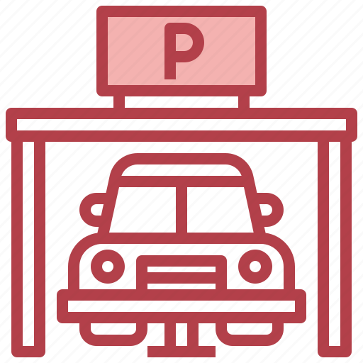 Parking, garage, car, transport, vehicle icon - Download on Iconfinder
