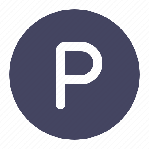 Circle, park, parking, sign icon - Download on Iconfinder