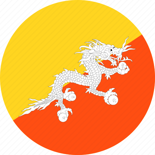 Bhutan, country, flag icon - Download on Iconfinder