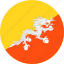 bhutan, country, flag 