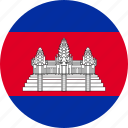 cambodia, country, flag