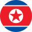 korea, north korea, country, flag 