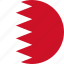 bahrain, country, flag 