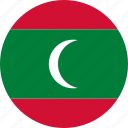 maldives, country, flag