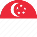 singapore, country, flag