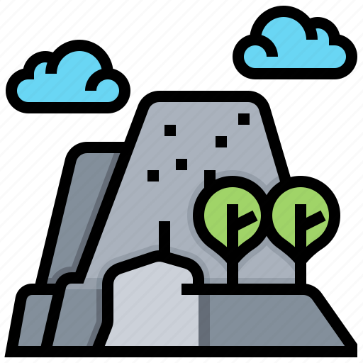 Dome, half, mountain, ridge, rock icon - Download on Iconfinder