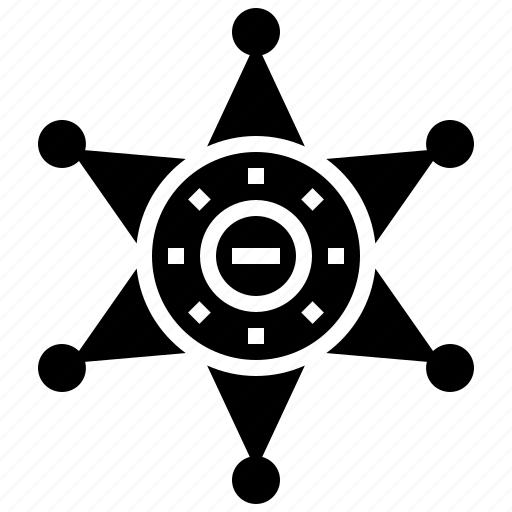 Badge, enforcement, sheriffs, star icon - Download on Iconfinder