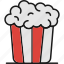 popcorn, cinema, fastfood, food, movie, snack, tasty, american 
