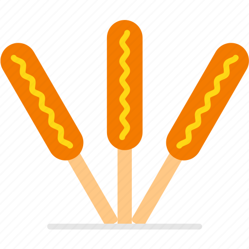 Corn, dog, junk, food, sausage, hot, american icon - Download on Iconfinder