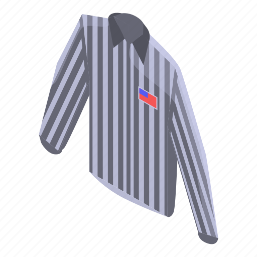 Business, cartoon, isometric, logo, referee, shirt, striped icon - Download on Iconfinder