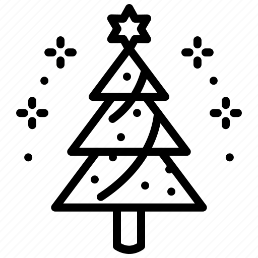 Celebrate, christmas, star, tree, hygge, new year, decoration icon - Download on Iconfinder