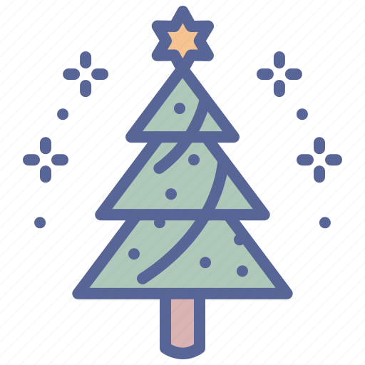 Celebrate, christmas, star, tree, hygge, snow, new year icon - Download on Iconfinder