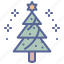 celebrate, christmas, star, tree, hygge, snow, new year 