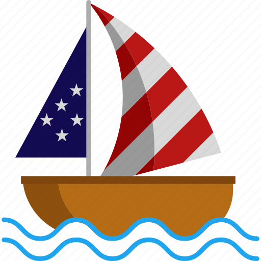 Boat, memorial day, labors day, election, united states, memorial, independence icon - Download on Iconfinder