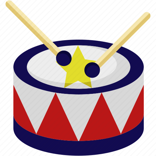 Drum, memorial day, 4th july, election, united states, memorial, independence icon - Download on Iconfinder