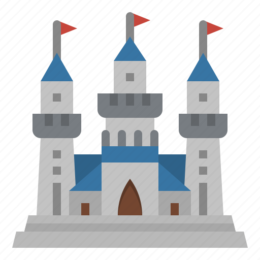 Amusement, castle, fortress, landmark, park icon - Download on Iconfinder