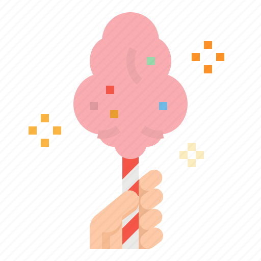 Candy, cotton, dessert, sugar, sweet icon - Download on Iconfinder
