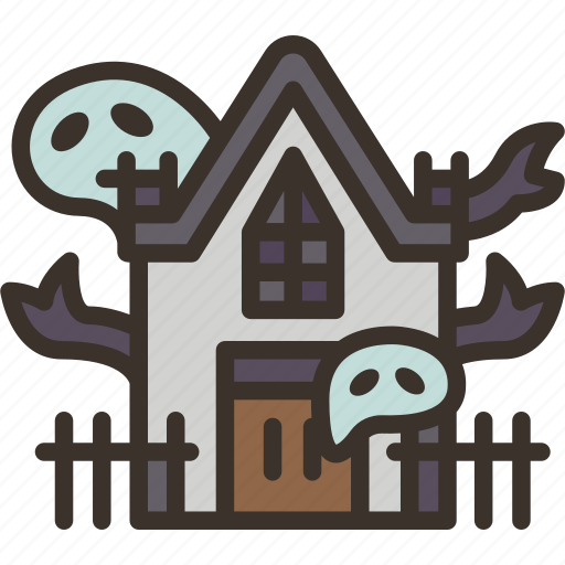 Haunted, house, scary, carnival, fairground icon - Download on Iconfinder
