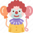 clown, comedian, funny, mascot, circus