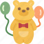 mascot, bear, costume, amusement, childhood 