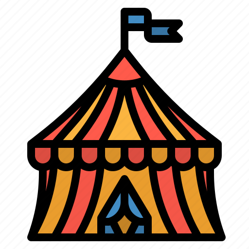Amusement, circus, fancy, park, tent icon - Download on Iconfinder