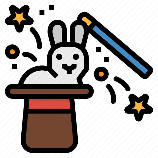 Magic, magician, party, rabbit, show icon - Download on Iconfinder