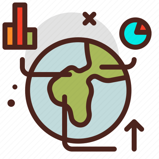 Analyse, earth, statistics, stats icon - Download on Iconfinder