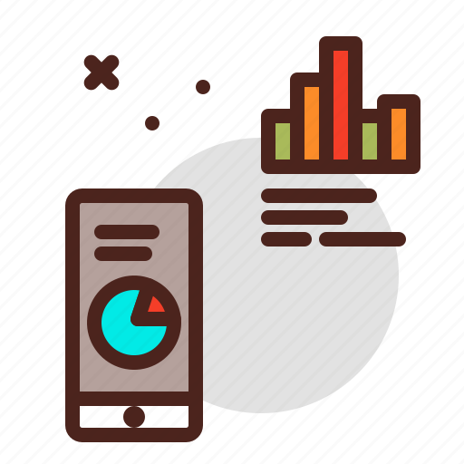 Analyse, mobile, statistics, stats icon - Download on Iconfinder