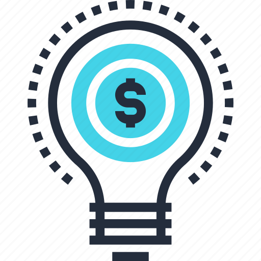 Bulb, business, idea, light, marketing, money, solution icon - Download on Iconfinder
