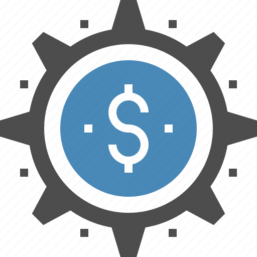 Cogwheel, finance, gear, investment, management, money, profit icon - Download on Iconfinder