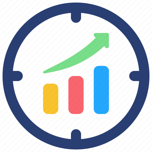 Target, profit, chart, analytical, data, money icon - Download on Iconfinder