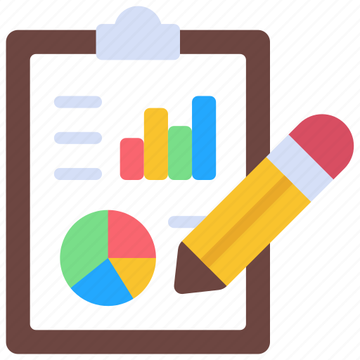 Write, report, analytical, data, written, reporting icon - Download on Iconfinder