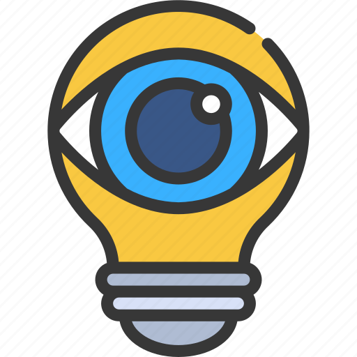 Insights, analytical, data, lightbulb, vision icon - Download on Iconfinder