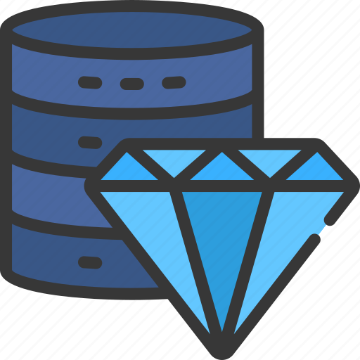Valuable, data, analytical, value, diamond icon - Download on Iconfinder