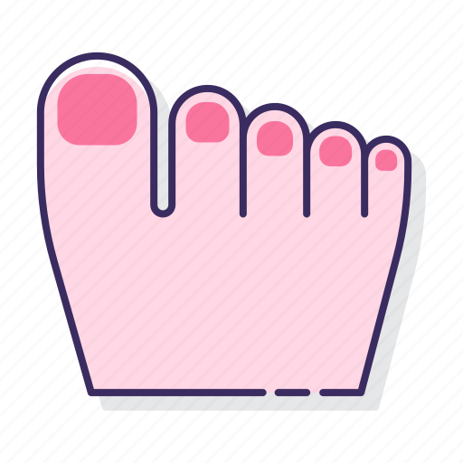 Anatomy, fingers, nails, toes icon - Download on Iconfinder