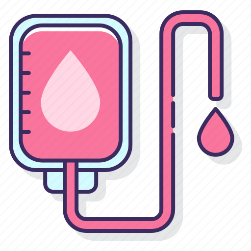 Bag, blood, drop, transfusion icon - Download on Iconfinder