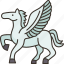 pegasus, horse, mythical, greek, fantasy 