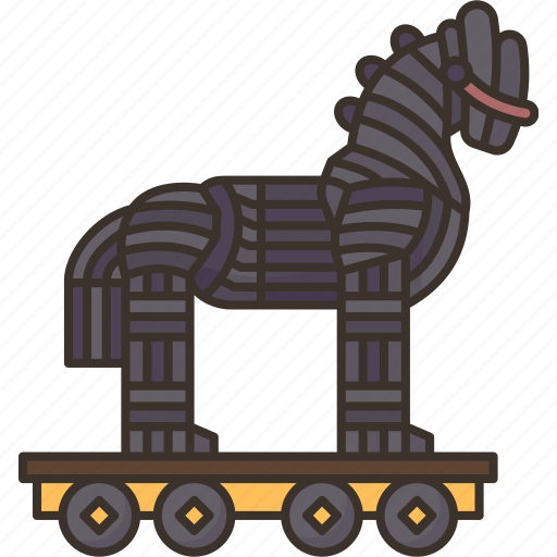 Trojan, horse, wood, troy, ancient icon - Download on Iconfinder