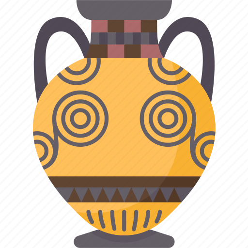 Amphora, vase, earthenware, ancient, archeology icon - Download on Iconfinder