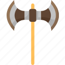 axe, blade, weapon, fighting, warrior