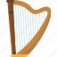 harp, musical, instrument, orchestra, cultural 