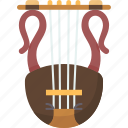 lyre, music, ancient, greek, instrument